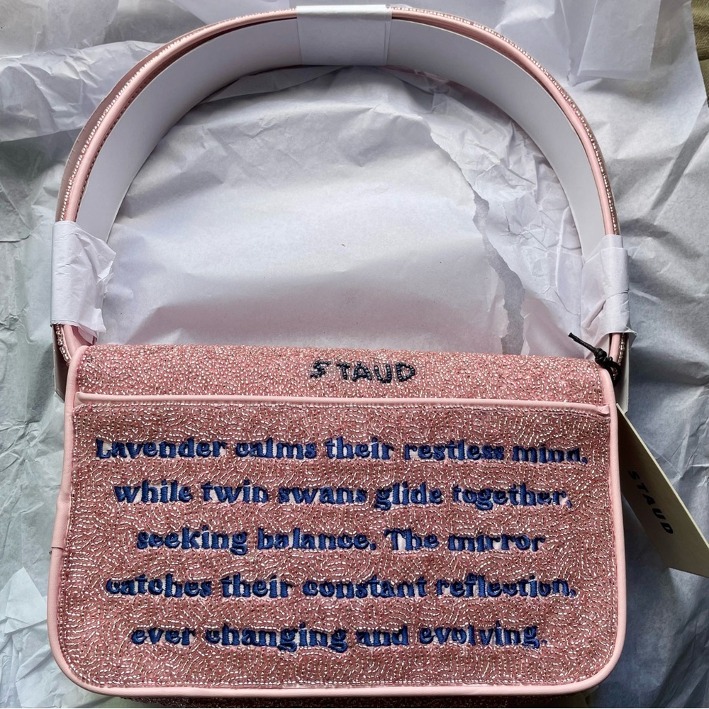 STAUD BEADED ZODIAC TOMMY BAG GEMINI - Picture 8 of 10